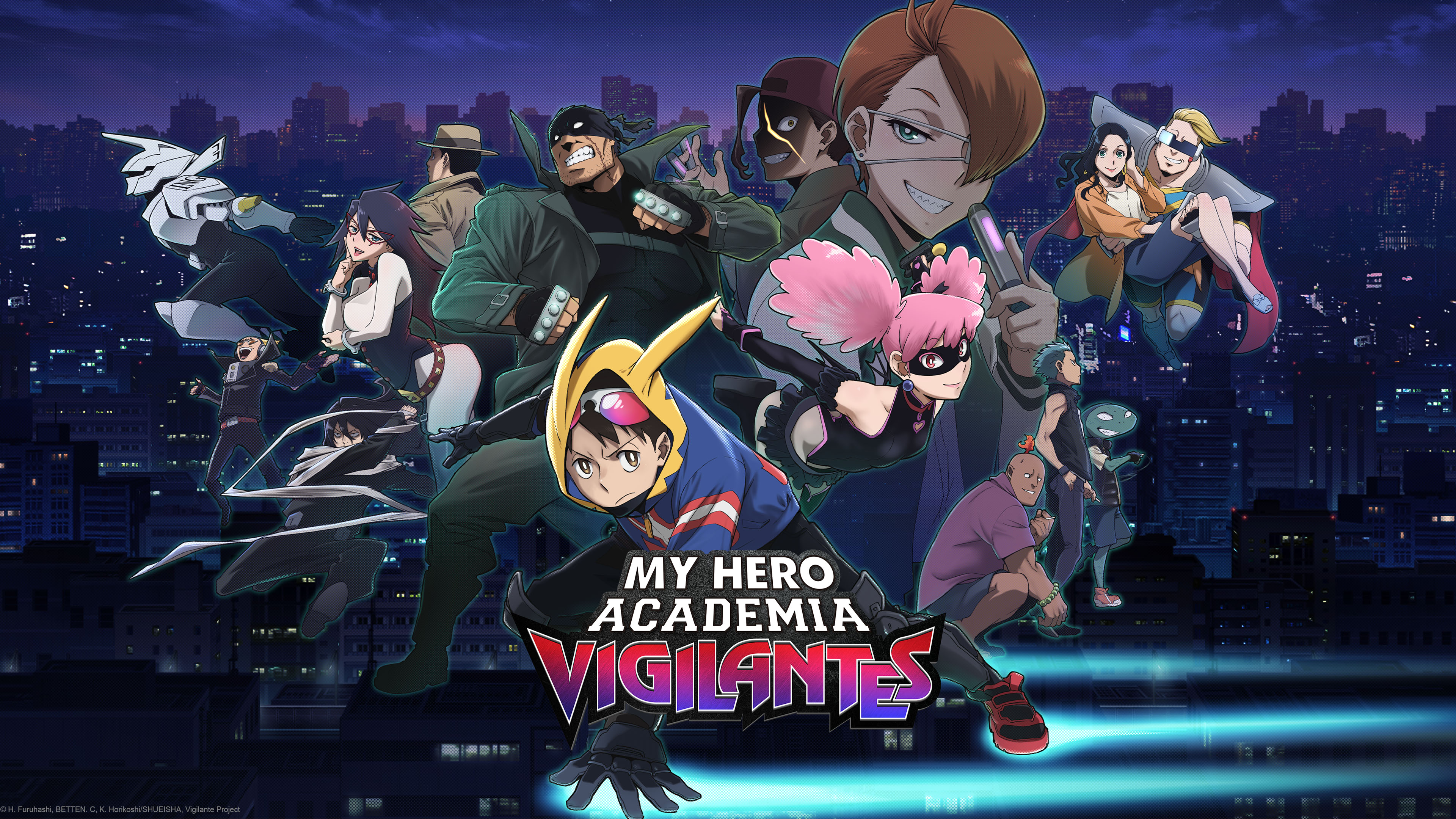 affiche de My Hero Academia: Vigilantes