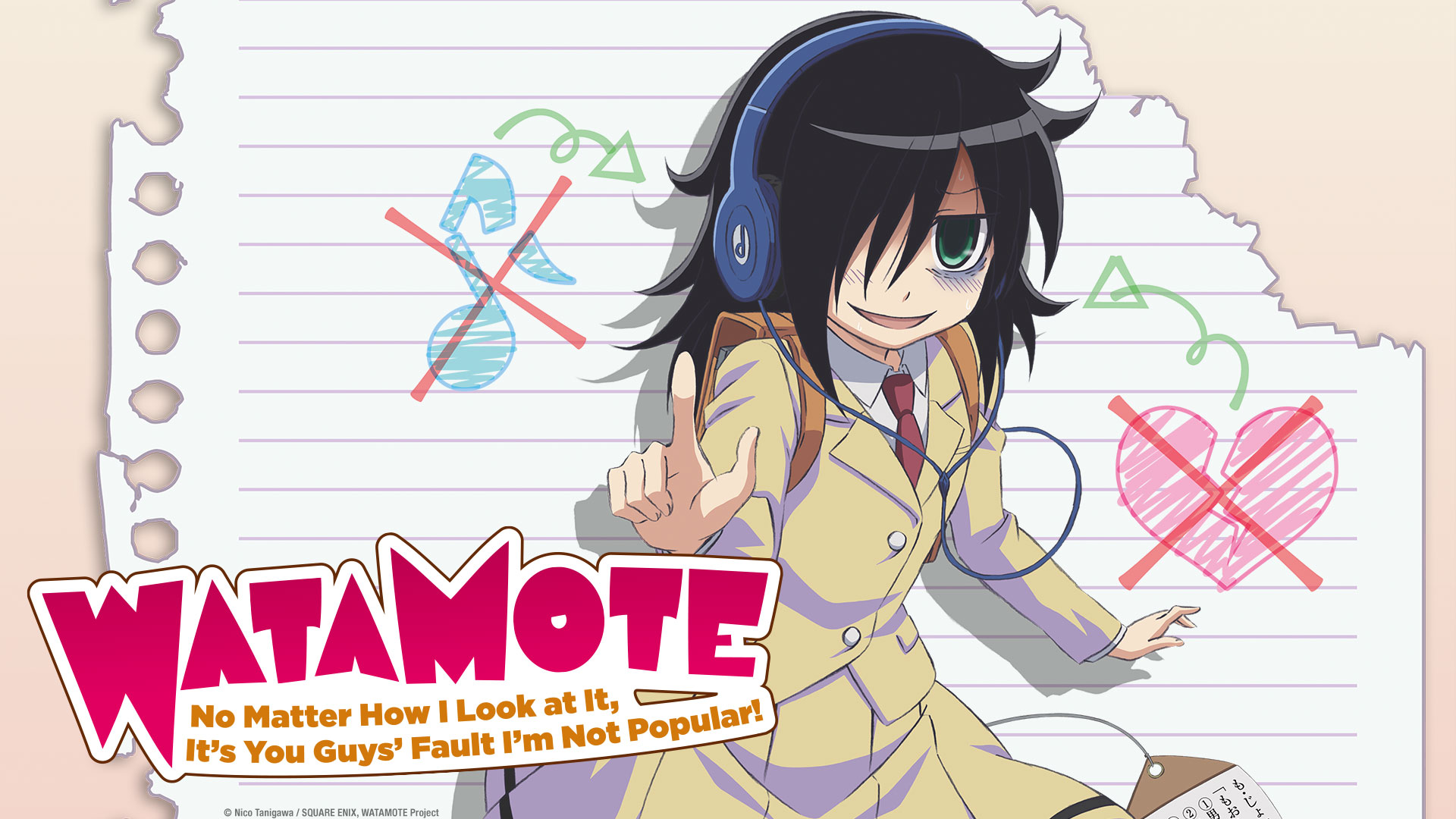affiche de WATAMOTE ~No Matter How I Look at It, It’s You Guys Fault I’m Not Popular!~