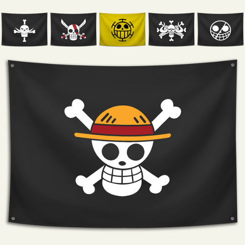 One Piece Pirate Flags
