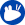 The blue-white rodent Whisker Menu Icon