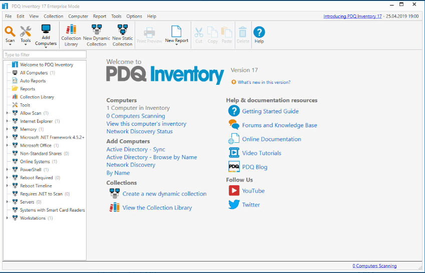 Screenshot of PDQ Inventory