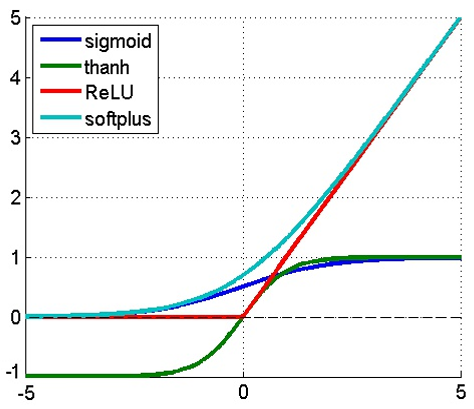 图7. 常见激活函数