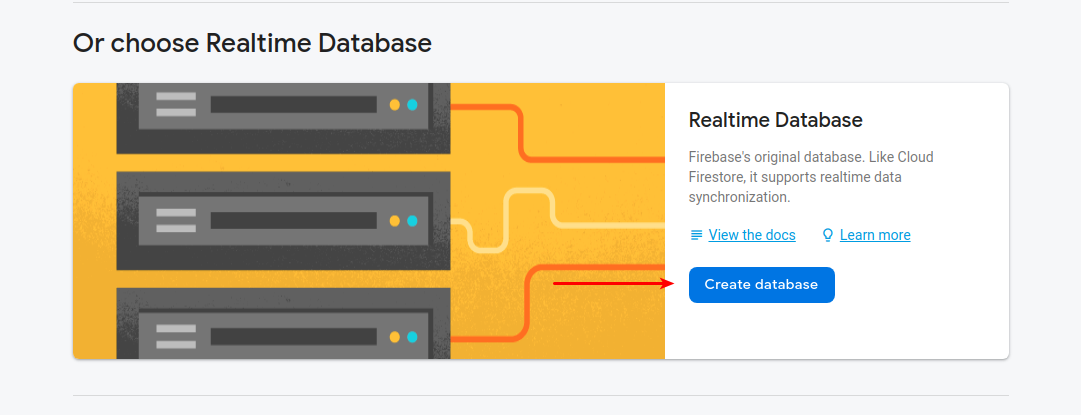 Create Realtime database