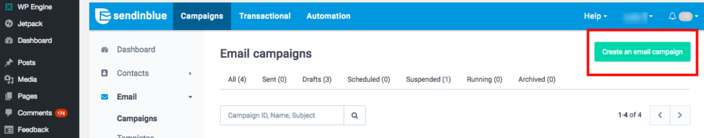 tạo chiến dịch newsletter