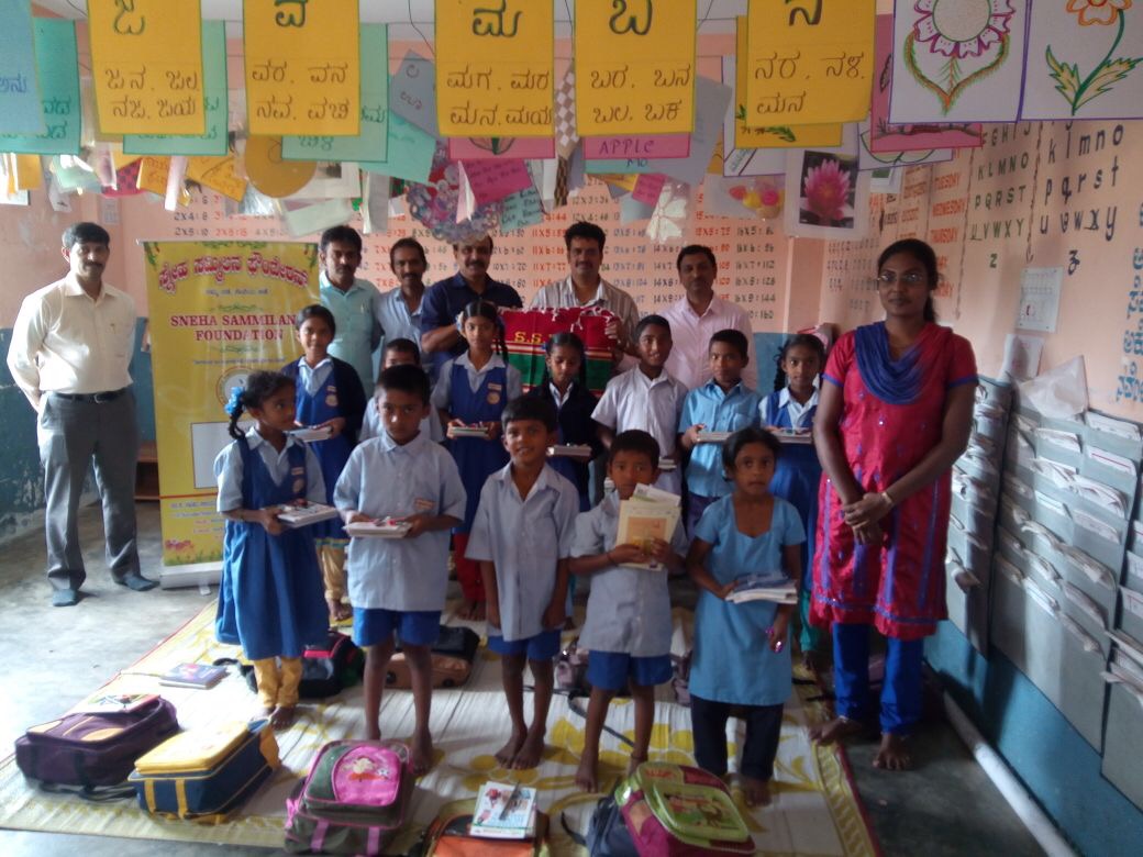 Distribution of Study materials at 15 Govt Schools in Sarjapura Cluster photo 3
