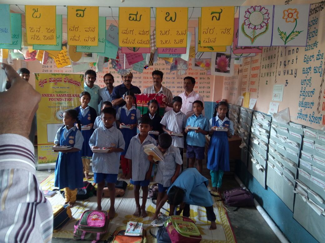 Distribution of Study materials at 15 Govt Schools in Sarjapura Cluster photo 5