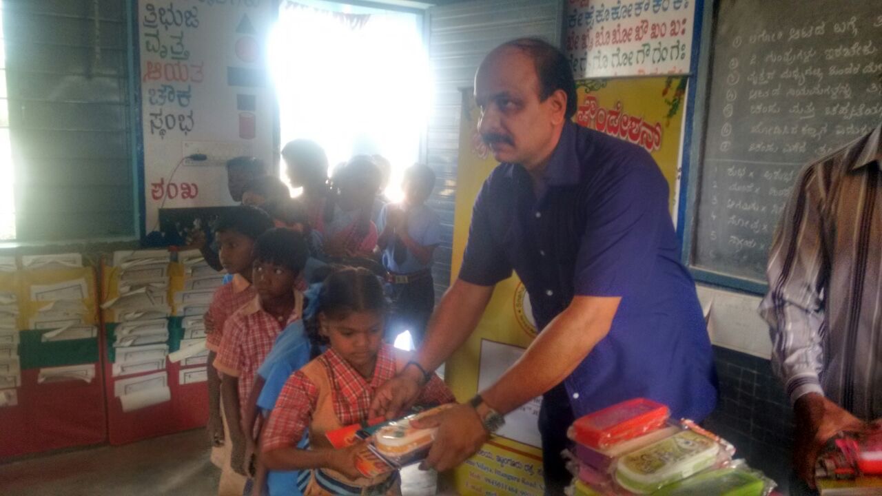 Distribution of Study materials at 15 Govt Schools in Sarjapura Cluster photo 6