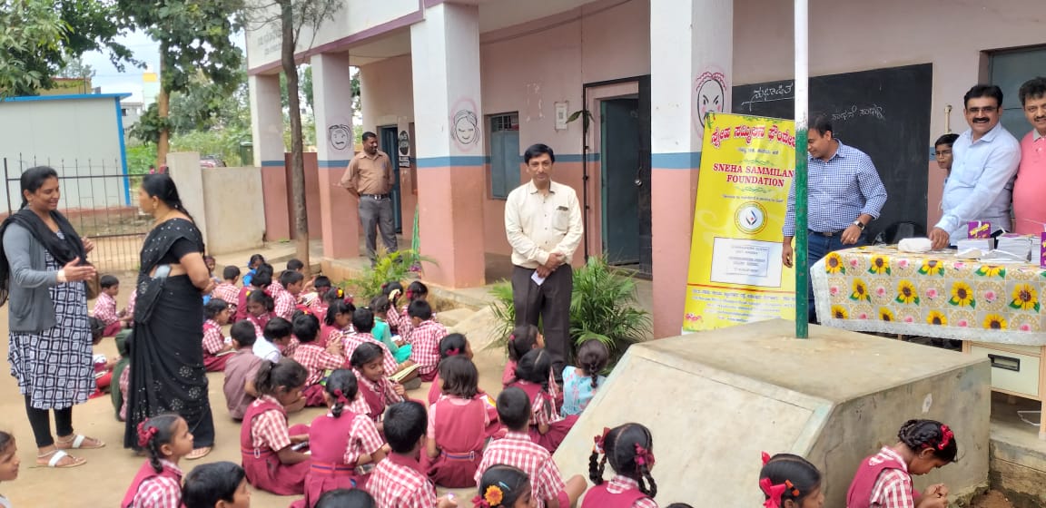 Distribution of Study materials at 12 Govt Schools in Dommasandra Cluster photo 8