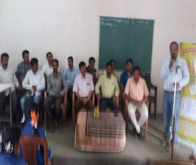Distribution of Study material at SVPHS Sarjapura photo 3