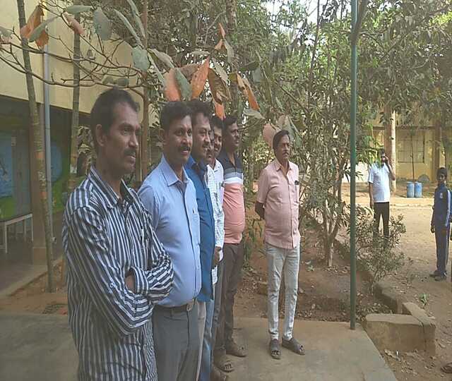 Distribution of Study material at SVPHS Sarjapura photo 5