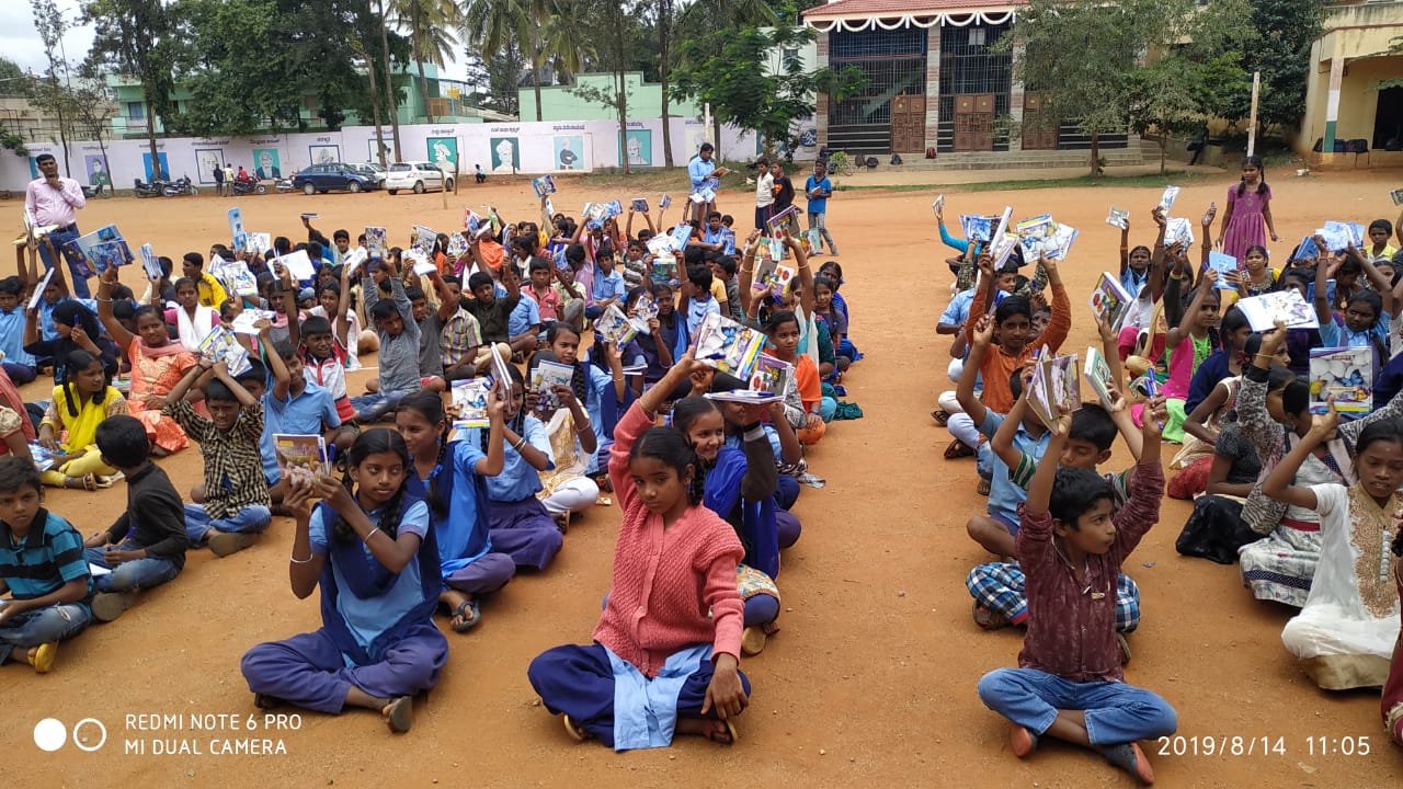 Distribution of Study items at 13 Govt Schools, Attibele Cluster photo 3
