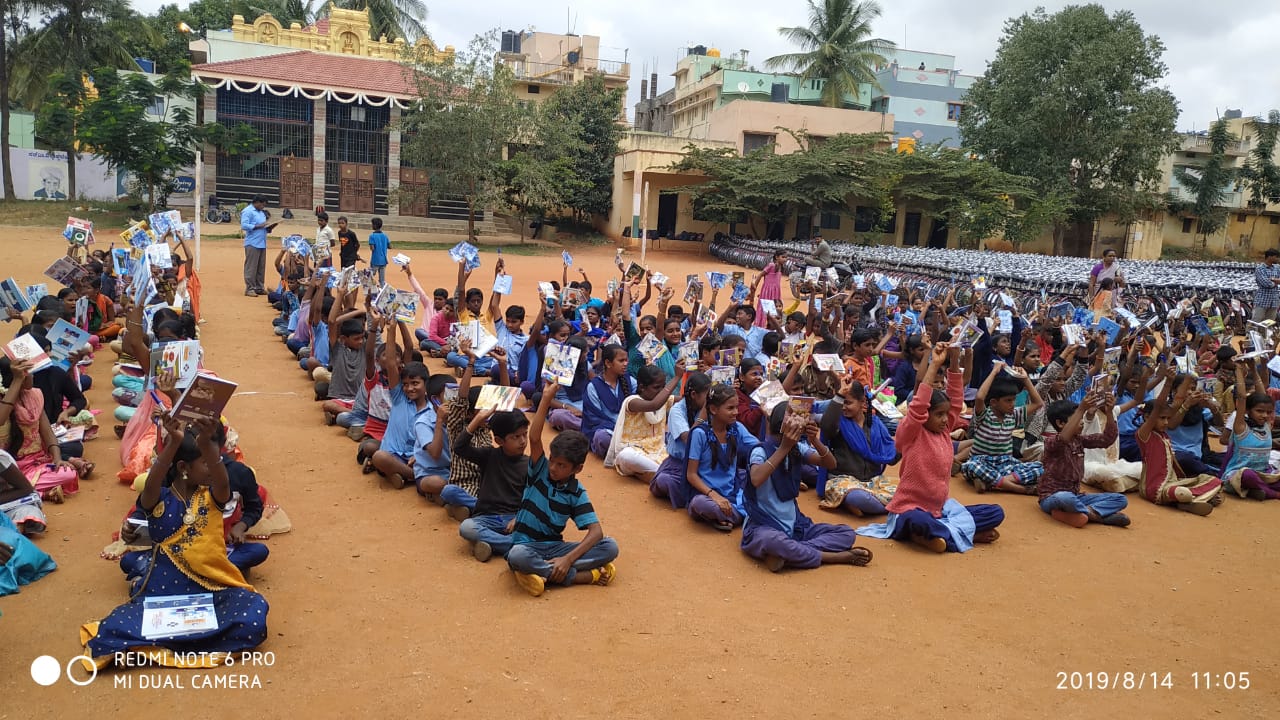 Distribution of Study items at 13 Govt Schools, Attibele Cluster photo 4
