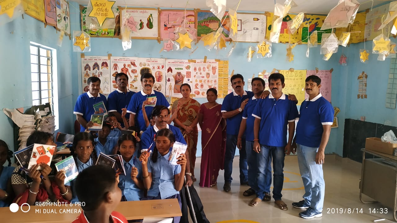 Distribution of Study items at 13 Govt Schools, Attibele Cluster photo 7