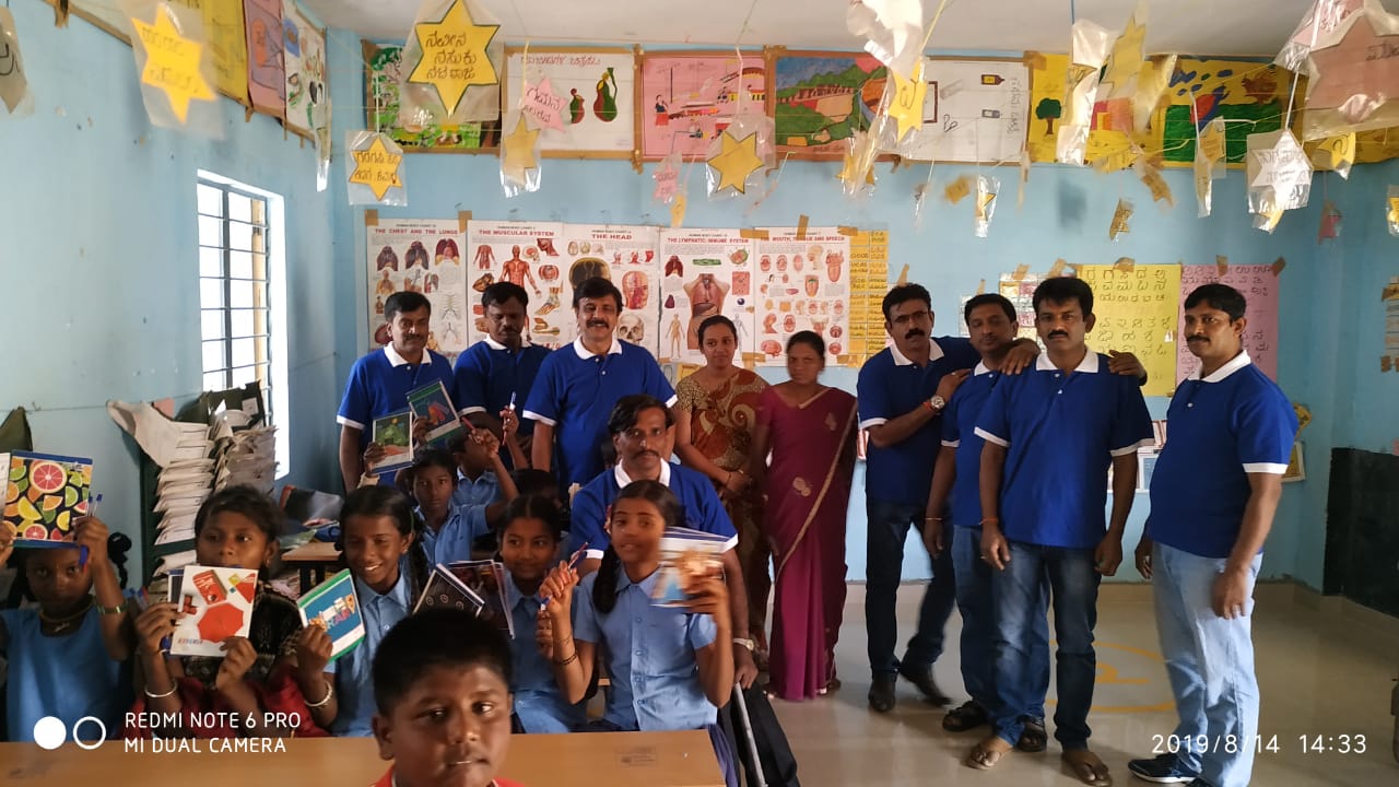 Distribution of Study items at 13 Govt Schools, Attibele Cluster photo 8