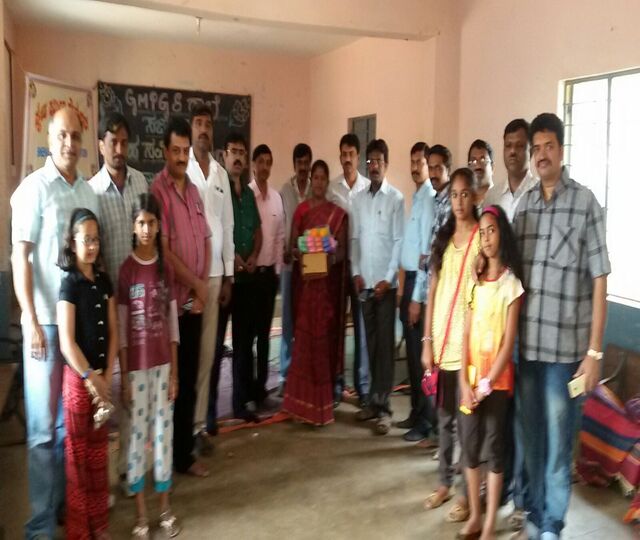 Distribution Of Exam Materials at Svphs Govt School, Sarjapur & Motivational Speech photo 3