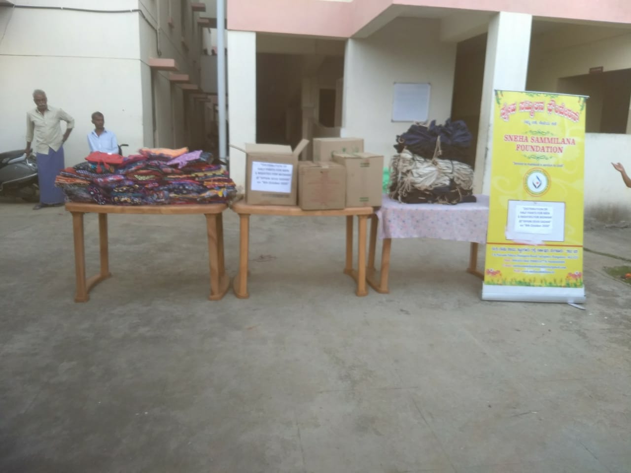 Distribution Of Dress Material for inmates at Sipani Seva Sandan, Marsur photo 2