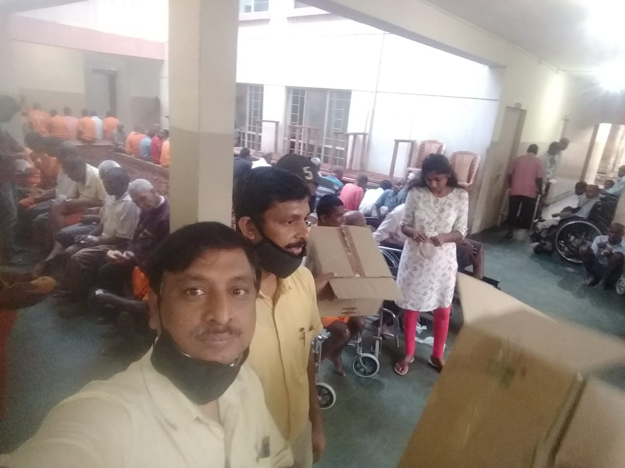 Distribution Of Dress Material for inmates at Sipani Seva Sandan, Marsur photo 8