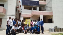 Distribution Of Clothes in Eve Of Ugadhi at Sipani Seva Sandan, Marsur photo 3