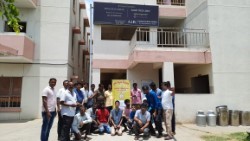 Distribution Of Clothes in Eve Of Ugadhi at Sipani Seva Sandan, Marsur photo 5