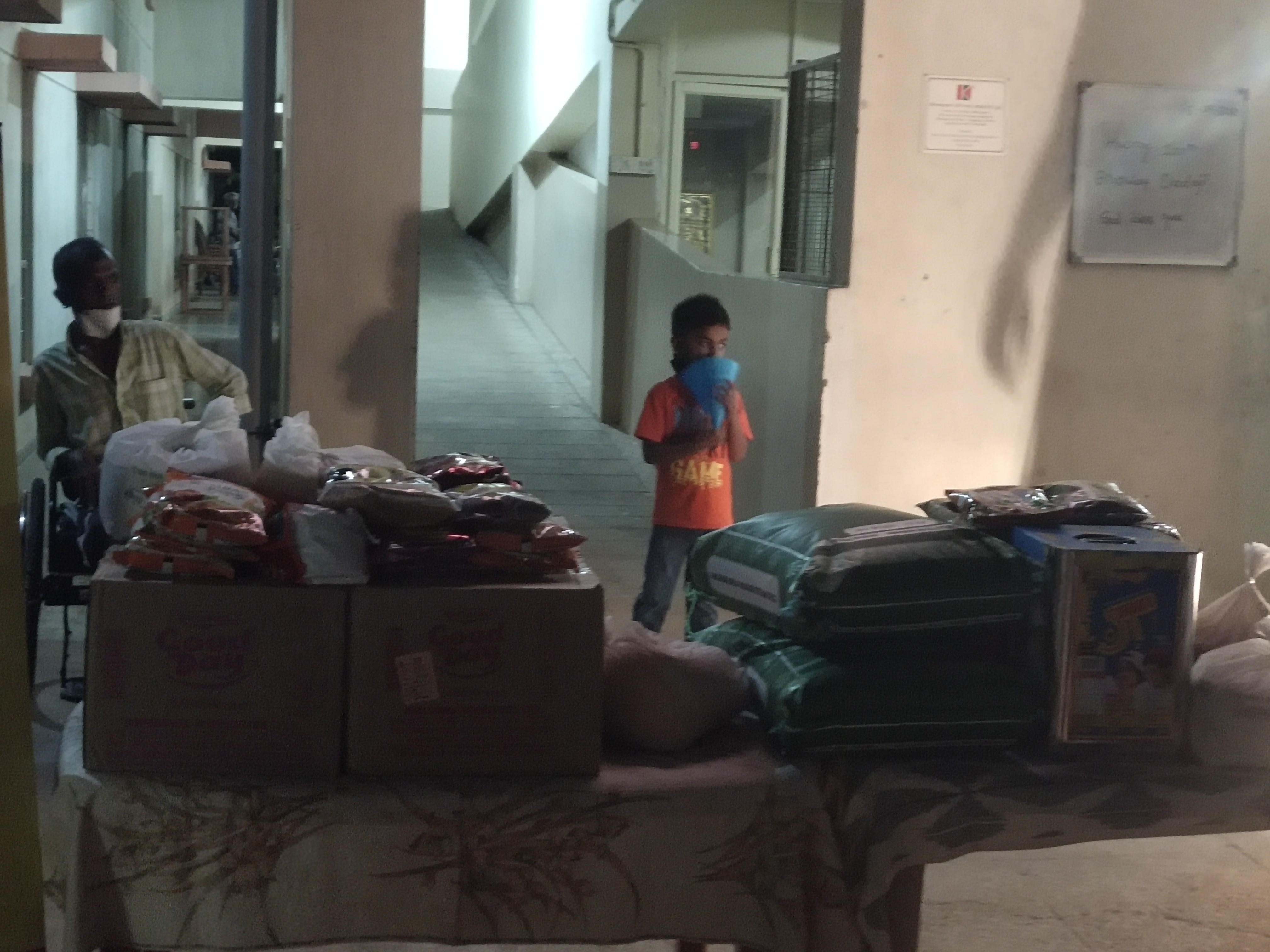 Distribution Of Groceries at Sipani Seva Sandan, Marsur photo 2