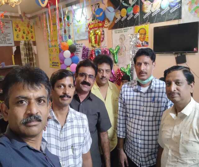 Distribution of Groceries at Ekadanta Charitable trust, , KR PURAM photo 2