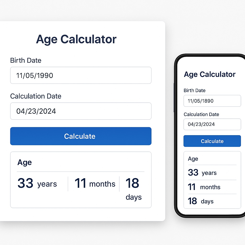 Age Calculator Interface