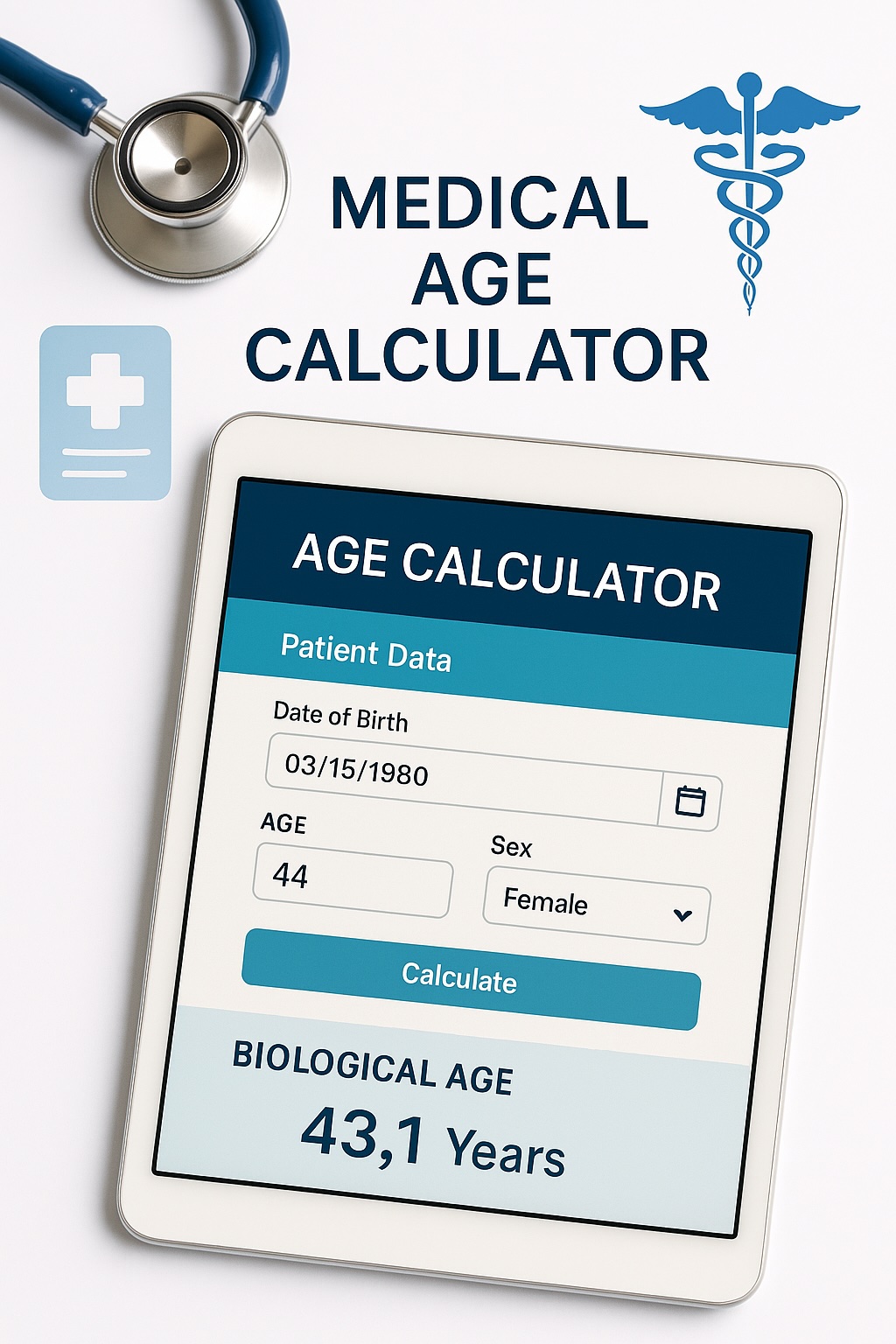 Medical Age Calculator Interface