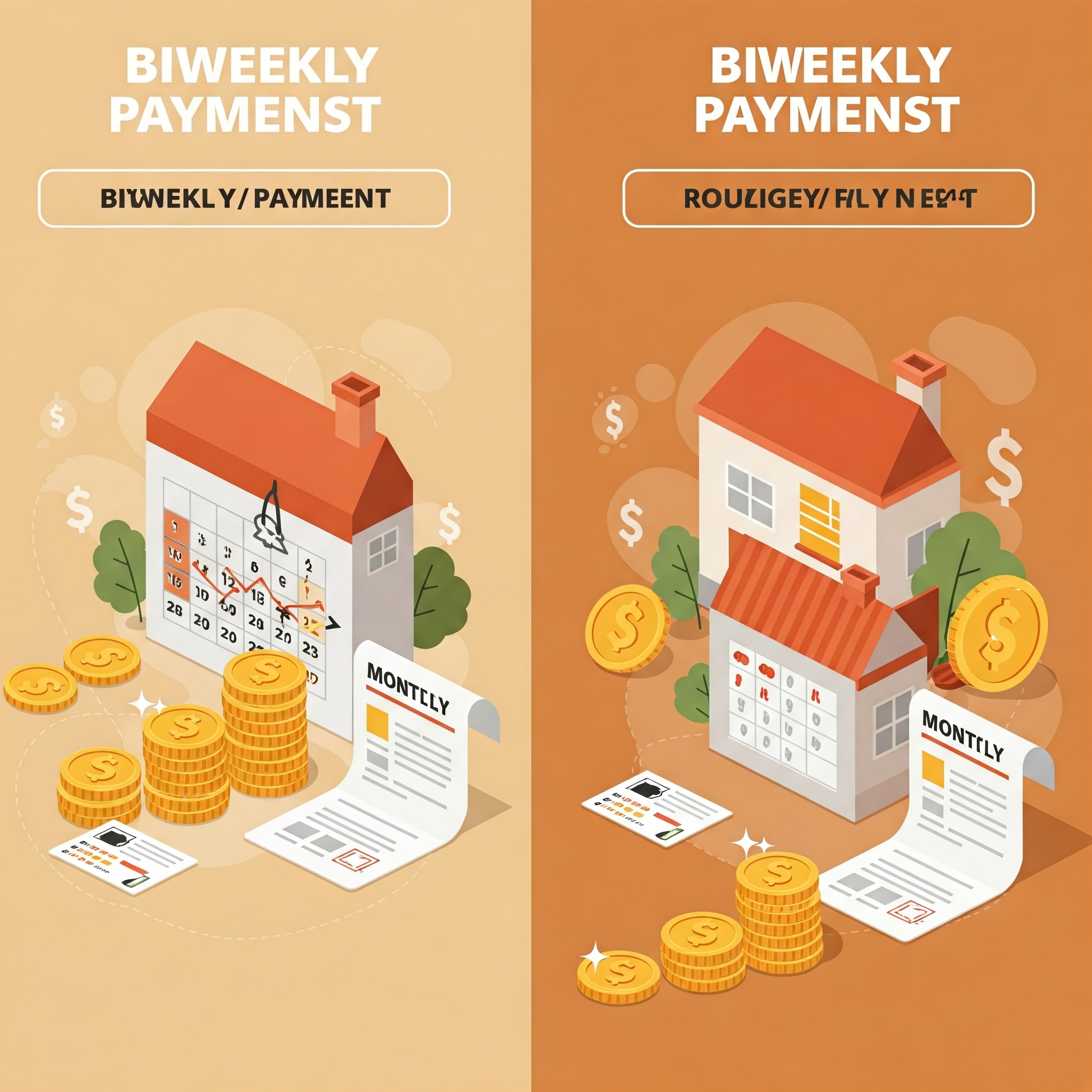 Comparison of biweekly and monthly mortgage payments