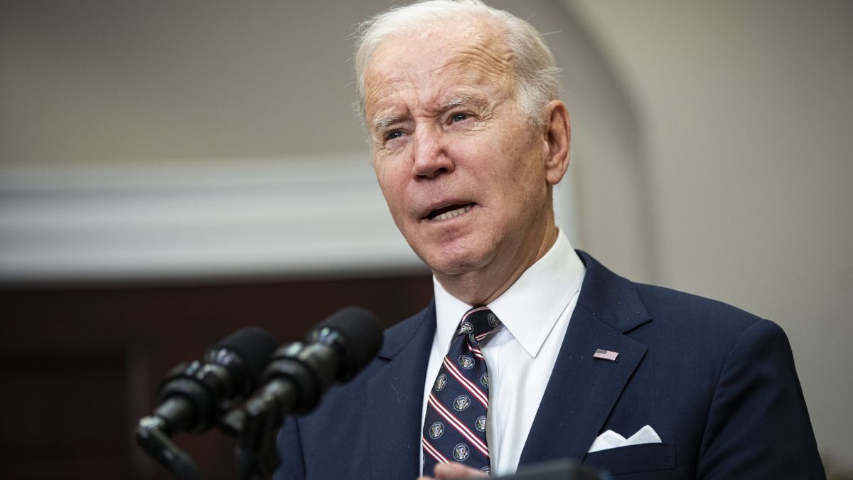 Biden was optimistic presenting data about contractions in the US economy