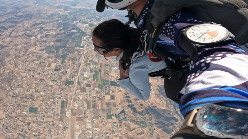 skydiving
