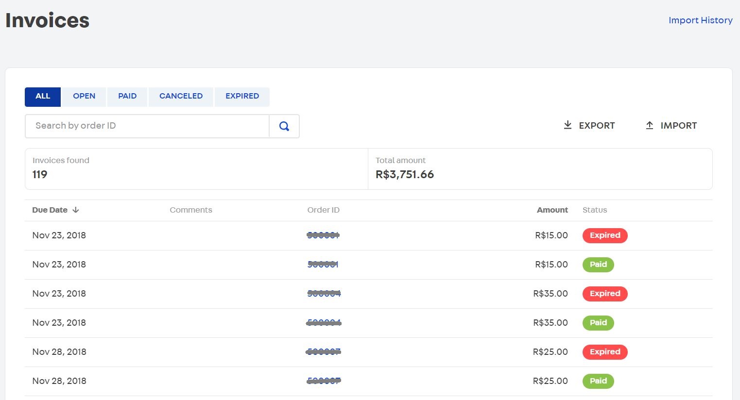 {"base64":"  ","img":{"width":1523,"height":824,"type":"jpg","mime":"image/jpeg","wUnits":"px","hUnits":"px","orientation":1,"length":114862,"url":"https://cdn.statically.io/gh/vtexdocs/help-center-content/refs/heads/main/docs/en/tracks/payment-solutions/customer-credit-getting-started/managing-customer-credit-invoices_1.JPG"}}