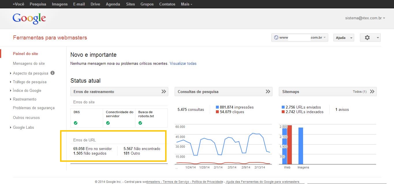 {"base64":"  ","img":{"width":1365,"height":639,"type":"jpg","mime":"image/jpeg","wUnits":"px","hUnits":"px","orientation":1,"length":150284,"url":"https://cdn.statically.io/gh/vtexdocs/help-center-content/refs/heads/main/docs/en/tutorials/projects-and-integrations/integration-with-monitoring-tools/how-to-find-google-indexed-urls-that-are-inactive-or-contain-errors_1.jpg"}}