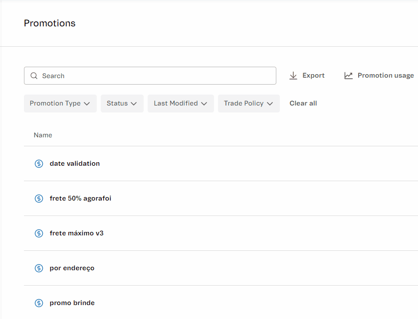 {"base64":"  ","img":{"width":838,"height":641,"type":"gif","mime":"image/gif","wUnits":"px","hUnits":"px","length":152837,"url":"https://raw.githubusercontent.com/vtexdocs/help-center-content/refs/heads/main/docs/en/tutorials/promotions-and-taxes/promotions/promotion-list-beta_3.gif"}}
