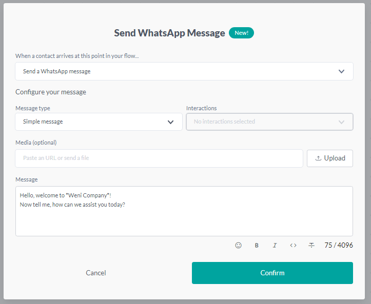 {"base64":"  ","img":{"width":723,"height":593,"type":"png","mime":"image/png","wUnits":"px","hUnits":"px","length":28177,"url":"https://raw.githubusercontent.com/vtexdocs/help-center-content/refs/heads/main/docs/en/tutorials/weni-by-vtex/flows/whatsapp-message-card_2.png"}}