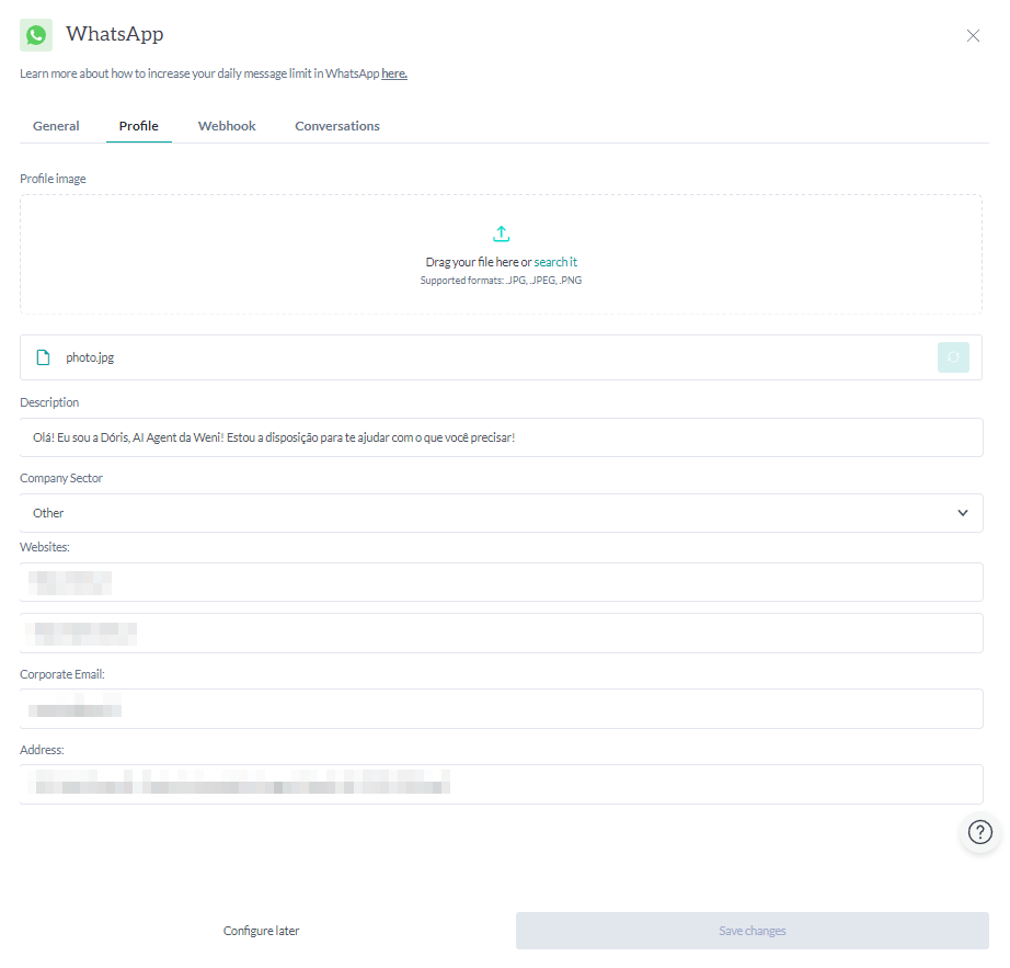 {"base64":"  ","img":{"width":922,"height":883,"type":"png","mime":"image/png","wUnits":"px","hUnits":"px","length":35483,"url":"https://raw.githubusercontent.com/vtexdocs/help-center-content/refs/heads/main/docs/en/tutorials/weni-by-vtex/integrations/whatsapp-weni-express-integration_16.png"}}