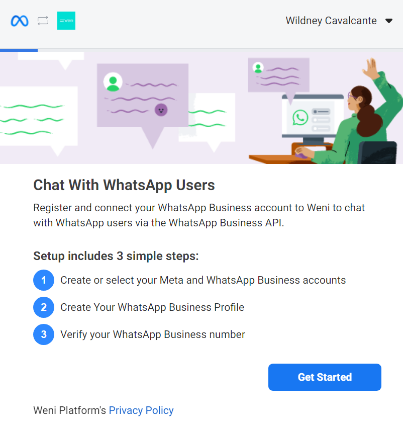 {"base64":"  ","img":{"width":802,"height":849,"type":"png","mime":"image/png","wUnits":"px","hUnits":"px","length":123565,"url":"https://raw.githubusercontent.com/vtexdocs/help-center-content/refs/heads/main/docs/en/tutorials/weni-by-vtex/integrations/whatsapp-weni-express-integration_4.png"}}