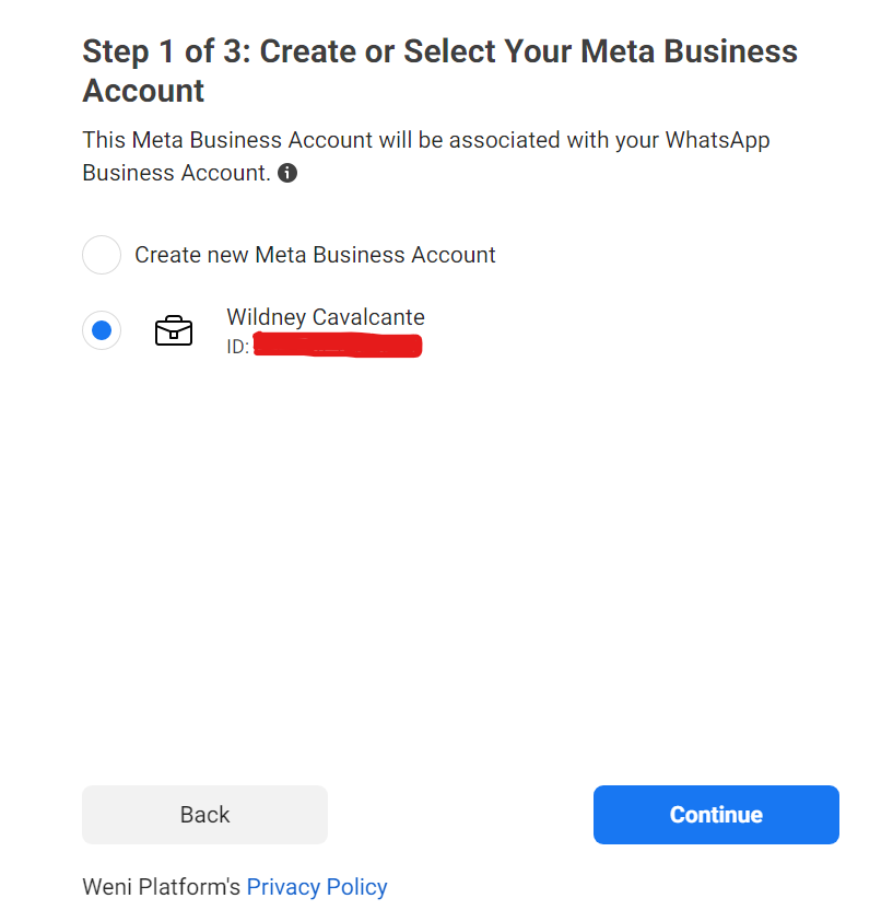 {"base64":"  ","img":{"width":817,"height":832,"type":"png","mime":"image/png","wUnits":"px","hUnits":"px","length":46941,"url":"https://raw.githubusercontent.com/vtexdocs/help-center-content/refs/heads/main/docs/en/tutorials/weni-by-vtex/integrations/whatsapp-weni-express-integration_6.png"}}