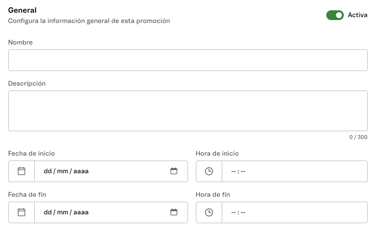 {"base64":"  ","img":{"width":776,"height":474,"type":"png","mime":"image/png","wUnits":"px","hUnits":"px","length":31729,"url":"https://cdn.statically.io/gh/vtexdocs/help-center-content/refs/heads/main/docs/es/tutorials/sellers/seller-portal/seller-portal-crear-una-promocion_2.png"}}