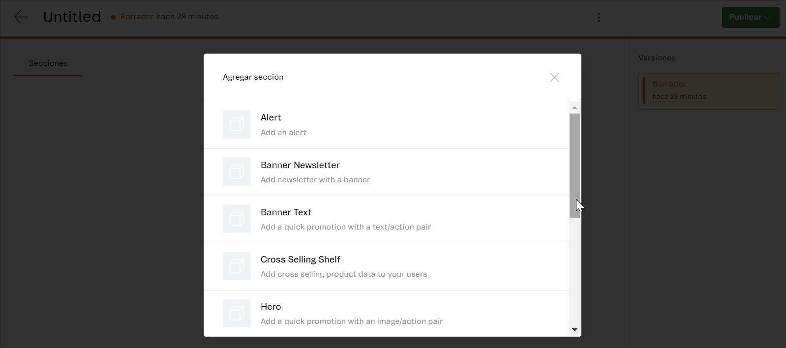 {"base64":"  ","img":{"width":1598,"height":708,"type":"gif","mime":"image/gif","wUnits":"px","hUnits":"px","length":838005,"url":"https://cdn.statically.io/gh/vtexdocs/help-center-content/refs/heads/main/docs/es/tutorials/storefront/headless-cms/gestion-de-paginas_2.gif"}}