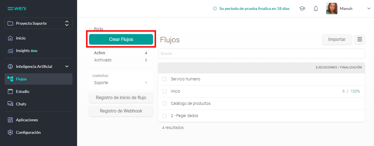 {"base64":"  ","img":{"width":1310,"height":514,"type":"png","mime":"image/png","wUnits":"px","hUnits":"px","length":61151,"url":"https://cdn.statically.io/gh/vtexdocs/help-center-content/refs/heads/main/docs/es/tutorials/weni-by-vtex/flujos/creacion-de-flujos_2.png"}}