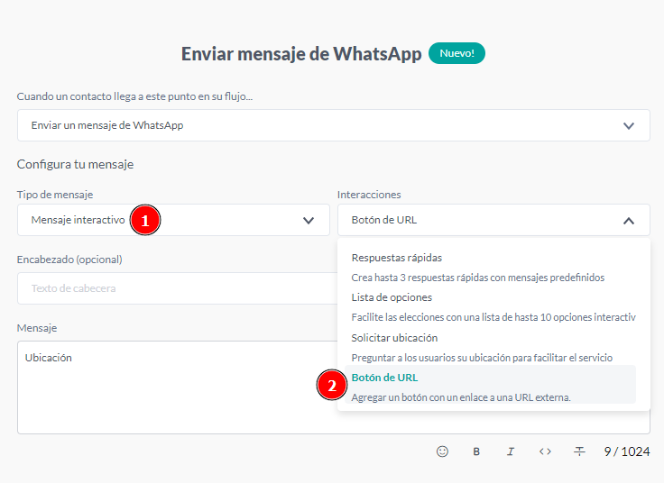 {"base64":"  ","img":{"width":736,"height":536,"type":"png","mime":"image/png","wUnits":"px","hUnits":"px","length":34612,"url":"https://cdn.statically.io/gh/vtexdocs/help-center-content/refs/heads/main/docs/es/tutorials/weni-by-vtex/flujos/tarjeta-de-mensaje-de-whatsapp_12.png"}}