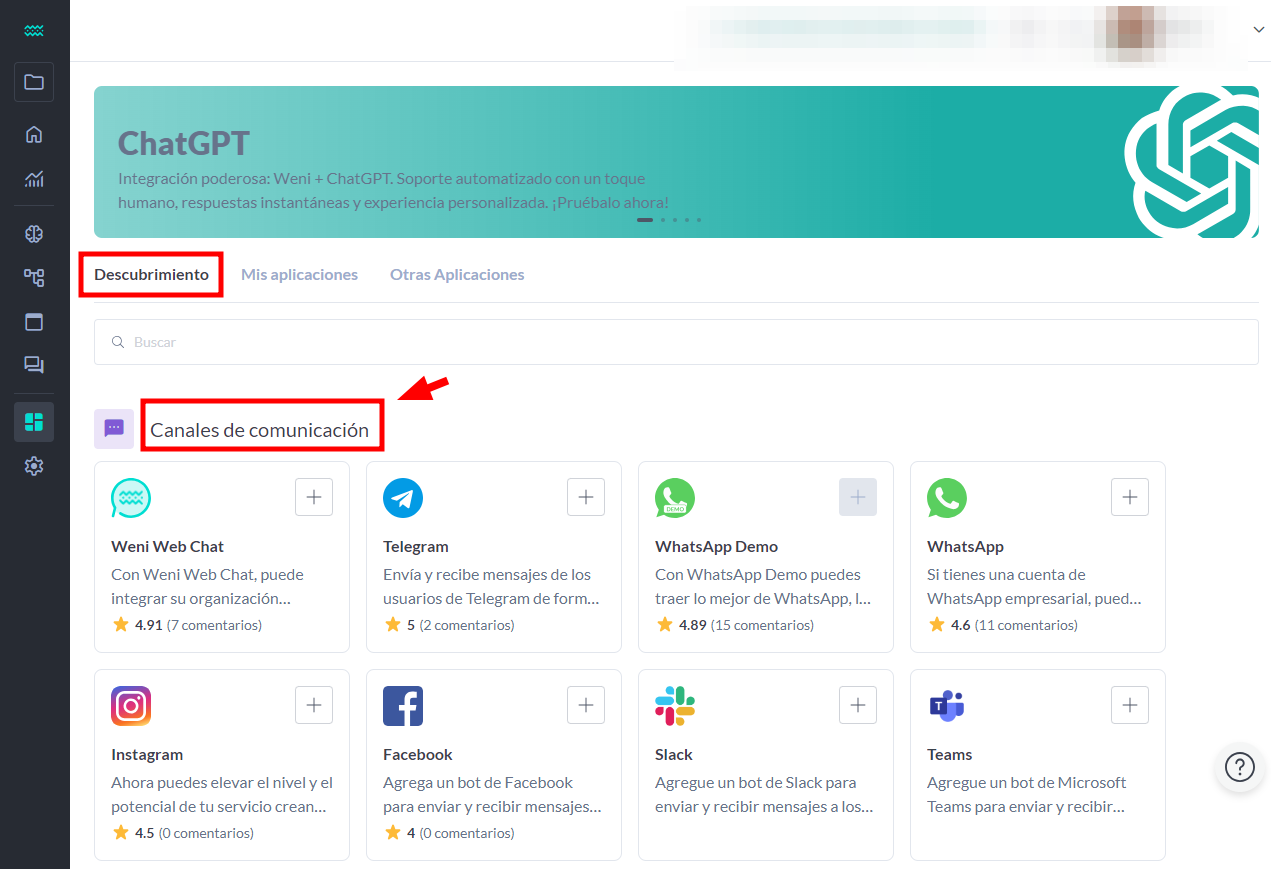 {"base64":"  ","img":{"width":1271,"height":869,"type":"png","mime":"image/png","wUnits":"px","hUnits":"px","length":157381,"url":"https://cdn.statically.io/gh/vtexdocs/help-center-content/refs/heads/main/docs/es/tutorials/weni-by-vtex/integraciones/como-conectar-y-hablar-con-el-bot_2.png"}}