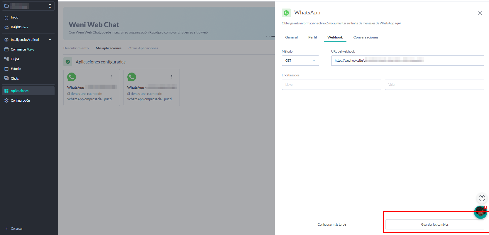{"base64":"  ","img":{"width":1667,"height":800,"type":"png","mime":"image/png","wUnits":"px","hUnits":"px","length":104801,"url":"https://cdn.statically.io/gh/vtexdocs/help-center-content/refs/heads/main/docs/es/tutorials/weni-by-vtex/integraciones/configuracion-del-webhook-estado-del-envio-de-mensajes_1.png"}}