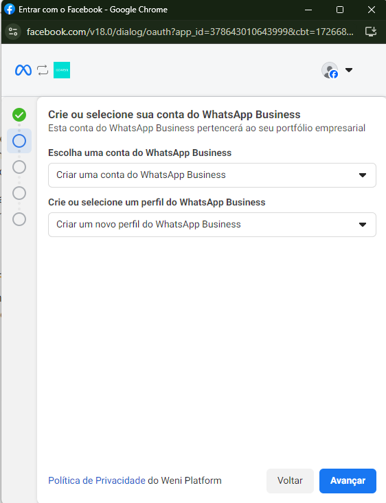 {"base64":"  ","img":{"width":562,"height":732,"type":"png","mime":"image/png","wUnits":"px","hUnits":"px","length":47044,"url":"https://cdn.statically.io/gh/vtexdocs/help-center-content/refs/heads/main/docs/es/tutorials/weni-by-vtex/integraciones/whatsapp-integracion-express-weni_5.png"}}