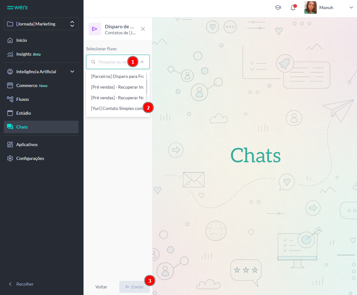 {"base64":"  ","img":{"width":1137,"height":939,"type":"png","mime":"image/png","wUnits":"px","hUnits":"px","length":557565,"url":"https://cdn.statically.io/gh/vtexdocs/help-center-content/refs/heads/main/docs/pt/tutorials/weni-by-vtex/chats/utilizando-disparo-ativo-de-fluxos_13.png"}}