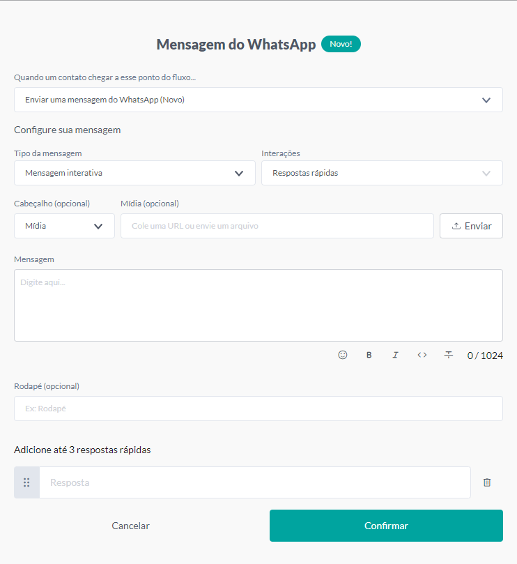 {"base64":"  ","img":{"width":742,"height":809,"type":"png","mime":"image/png","wUnits":"px","hUnits":"px","length":35065,"url":"https://cdn.statically.io/gh/vtexdocs/help-center-content/refs/heads/main/docs/pt/tutorials/weni-by-vtex/fluxos/cartas-de-acao_19.png"}}