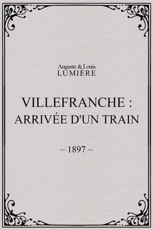 Image Villefranche : arrivée d'un train