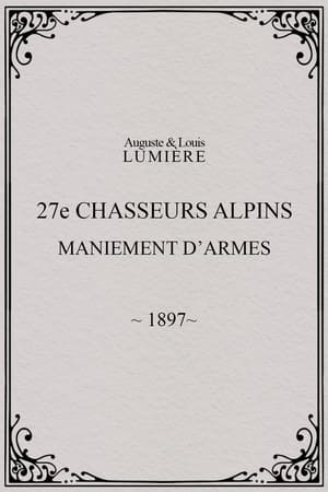 Image 27ème chasseurs alpins : maniement d’armes