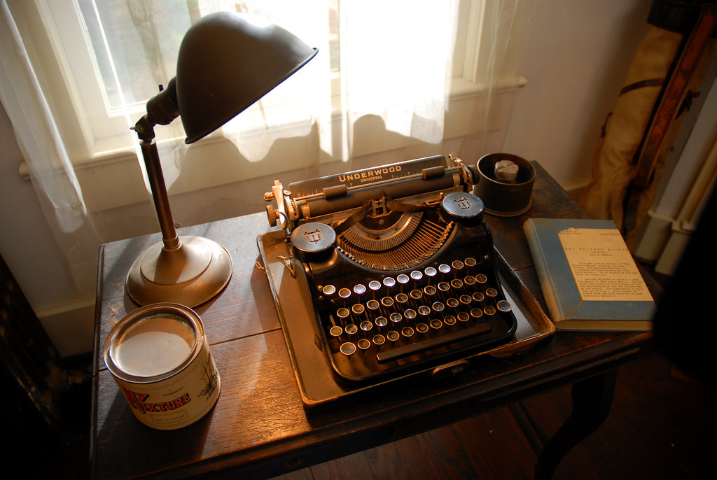 William Faulkner's "Underwood" Universal Portable typewriter