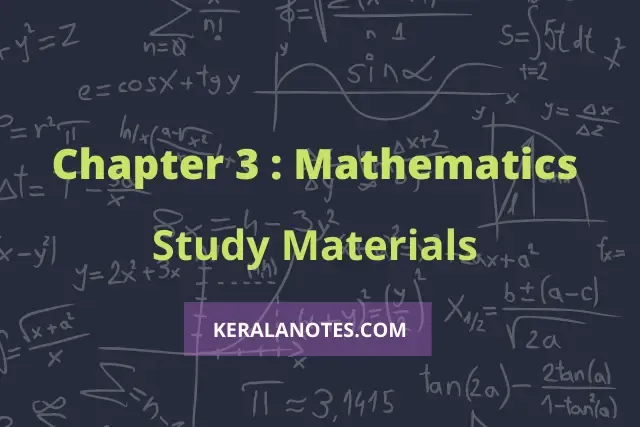 SSLC Math's Notes Chapter3 Mathematics of Chance PDF-Download